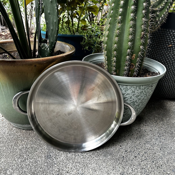 SALADMASTER DEEP DISH GRIDDLE 13" PIZZA PAN 316Ti TITANIUM STAINLESS STEEL - Picture 1 of 5